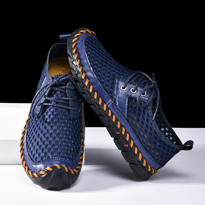 🔥Last Day Promotion 70% OFF 🎁 Men's Outdoor Non-slip Comfy Arch Support Walking Shoes, Comfy Orthopedic Sneakers