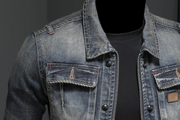 🔥2024 Hot Sale🔥 Men's Retro denim jacket