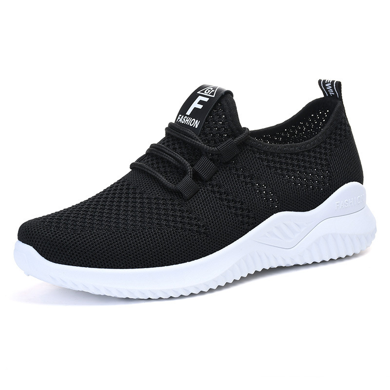 🔥Last Day Promotion 70% OFF🔥Women's Solid Color Casual Sneakers - Low-top Breathable Fitness Shoes - For Women - Suitable for Everyday Wear, Running, Gym & Sports