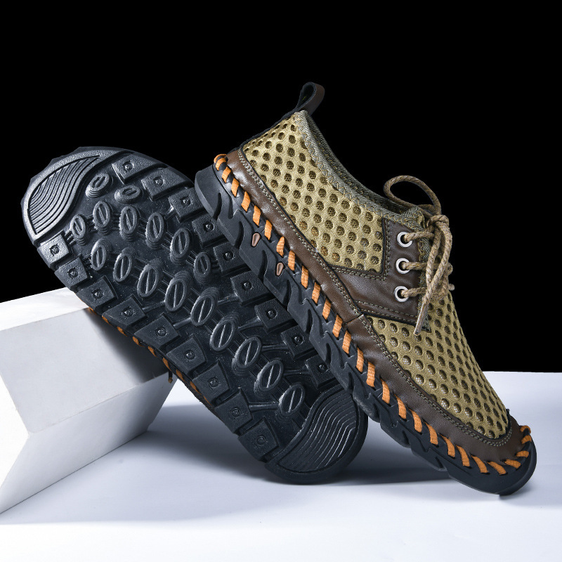 🔥Last Day Promotion 70% OFF 🎁 Men's Outdoor Non-slip Comfy Arch Support Walking Shoes, Comfy Orthopedic Sneakers