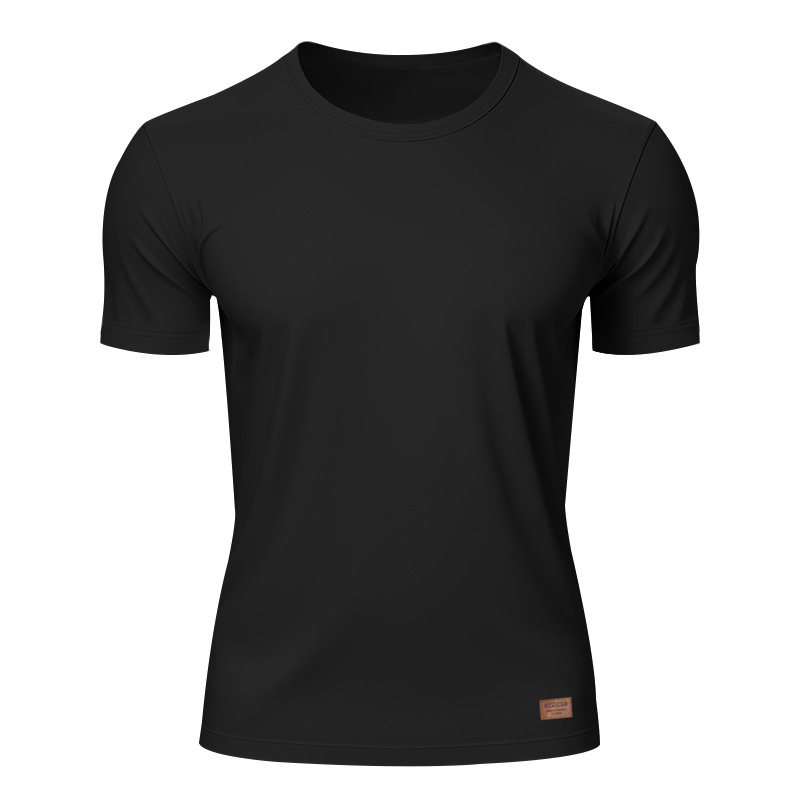 Men's cloud yarn short-sleeved T-shirt