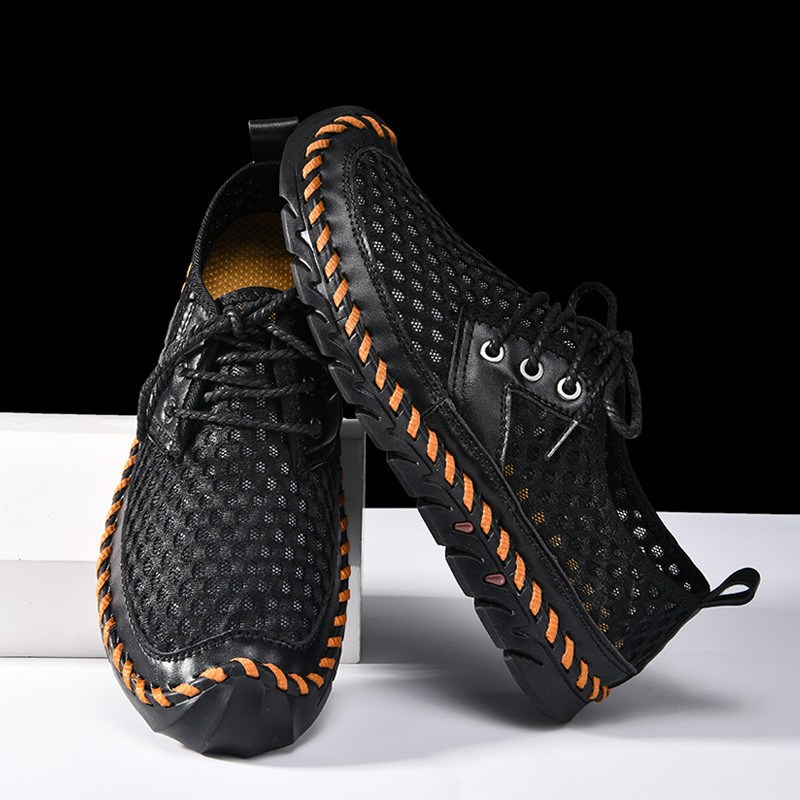 🔥Last Day Promotion 70% OFF 🎁 Men's Outdoor Non-slip Comfy Arch Support Walking Shoes, Comfy Orthopedic Sneakers