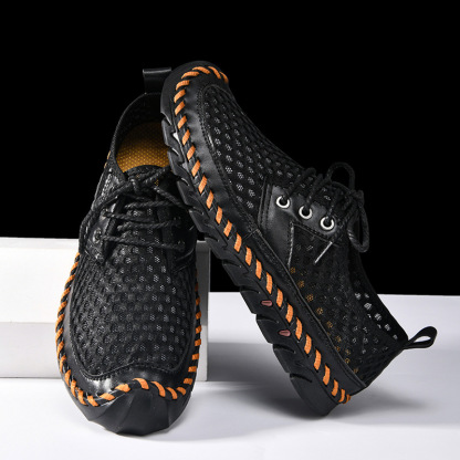 🔥Last Day Promotion 70% OFF 🎁 Men's Outdoor Non-slip Comfy Arch Support Walking Shoes, Comfy Orthopedic Sneakers