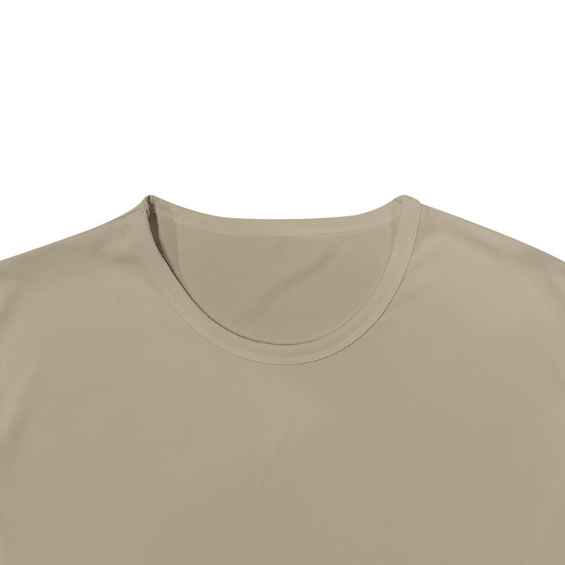 Men's cloud yarn short-sleeved T-shirt