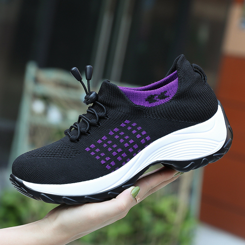 Women's Walking Shoes Sock Sneakers