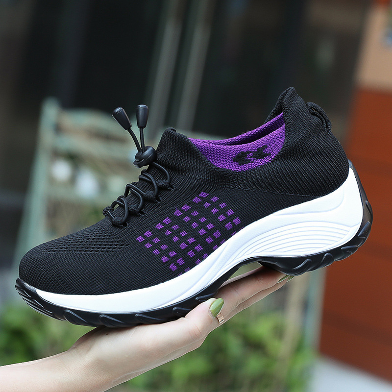 Women's Walking Shoes Sock Sneakers