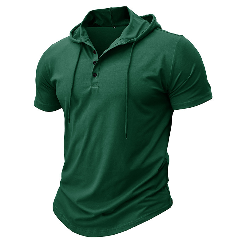 Men's Sports Fitness Hooded Top Men's Casual Sports Shirt Long Sleeve Fashion Hooded Jacket