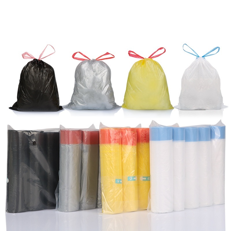 Drawstring Garbage Bag, Household Bedroom Kitchen Garbage Bag