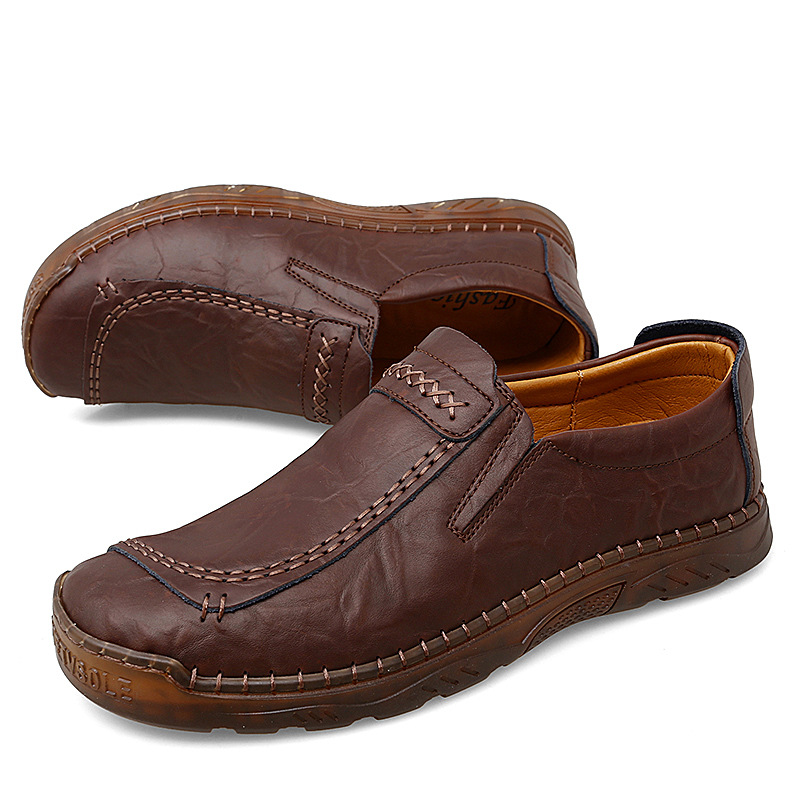 🔥Last Day Promotion 70% OFF 🎁 Men's Good Arch Support & Non-slip Outdoor Breathable Walking Shoes - loafer009