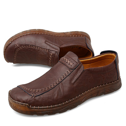 🔥Last Day Promotion 70% OFF 🎁 Men's Good Arch Support & Non-slip Outdoor Breathable Walking Shoes - loafer009