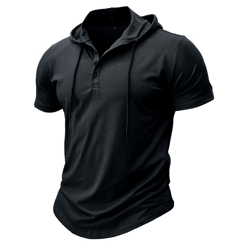 Men's Sports Fitness Hooded Top Men's Casual Sports Shirt Long Sleeve Fashion Hooded Jacket