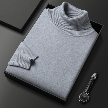 Men's Turtleneck Sweater,Crew Neck Warm Daily Outdoor Clothing