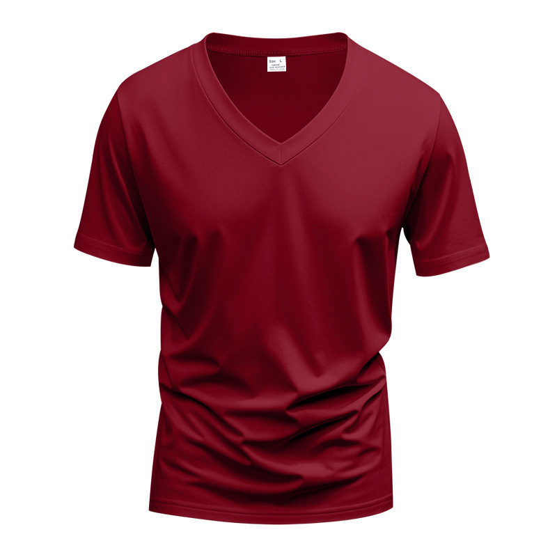 Men's Basic Cotton Short Sleeve Shirt