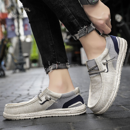 🔥Last Day Promotion 70% OFF 🎁Men Casual Color Block Lace-up Front Loafers