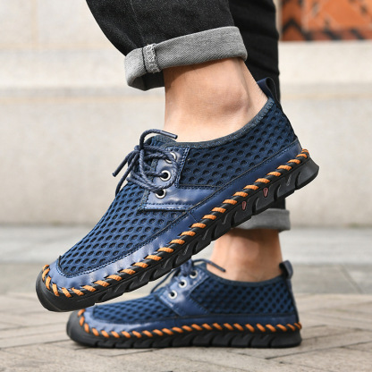 🔥Last Day Promotion 70% OFF 🎁 Men's Outdoor Non-slip Comfy Arch Support Walking Shoes, Comfy Orthopedic Sneakers