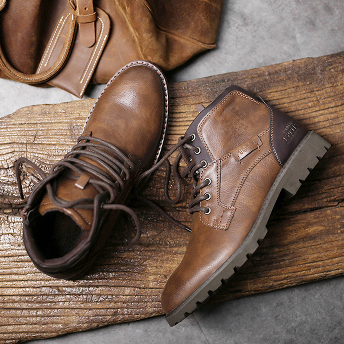 🔥Last Day Promotion 70% OFF🔥Men's Winter Outdoor Padded Warm Boots,