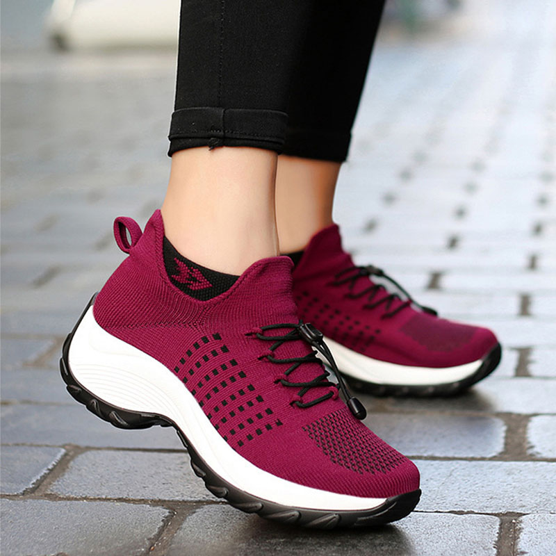 Women's Walking Shoes Sock Sneakers