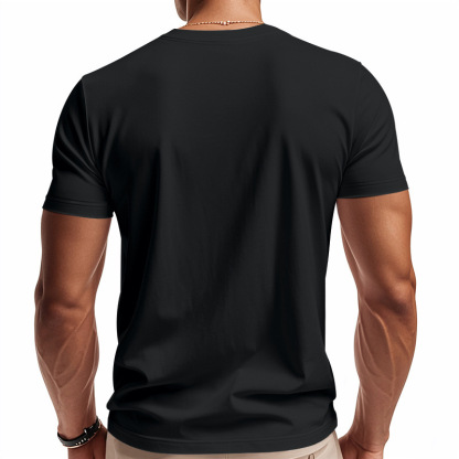 Men's Basic Cotton Short Sleeve Shirt