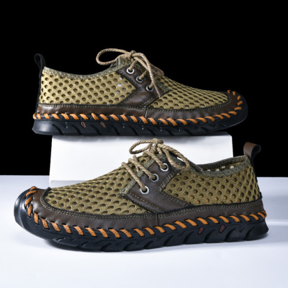 🔥Last Day Promotion 70% OFF 🎁 Men's Outdoor Non-slip Comfy Arch Support Walking Shoes, Comfy Orthopedic Sneakers