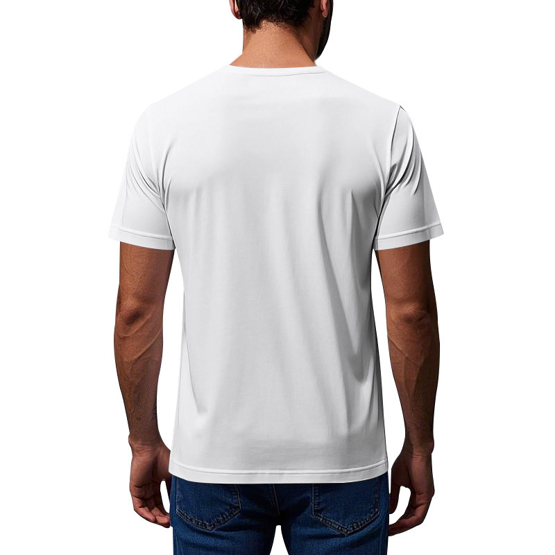 Men's cloud yarn short-sleeved T-shirt