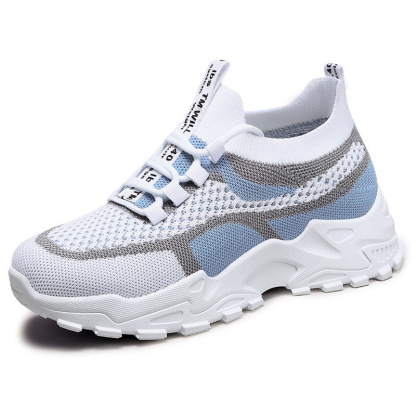 🔥Last Day Promotion 70% OFF🔥Women's Colorblock Knitted Sneakers, Stylish Breathable Low Top Running Trainers, Comfy Outdoor Sports Shoes