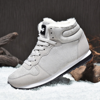 Winter Waterproof Women Shoes Snow Boots Fur-lined Slip On Warm Ankle Size