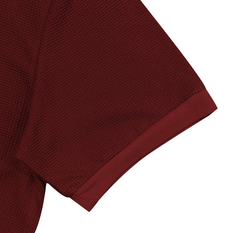 Men's stretch textured fabric top