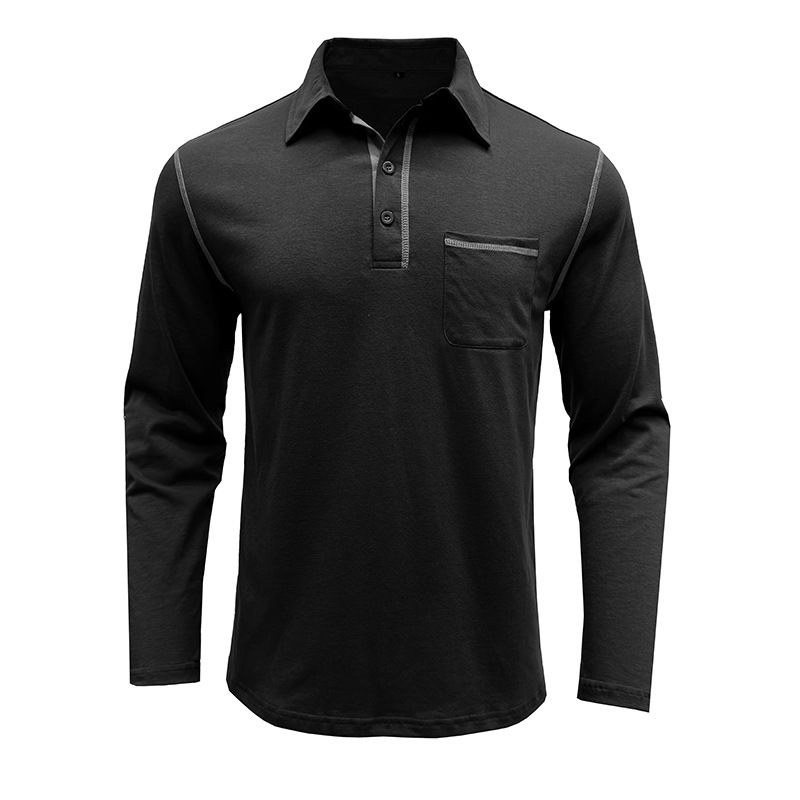 Men's 1/4 Button Long Sleeve Sports Jacket, Athletic Dry Running Shirt