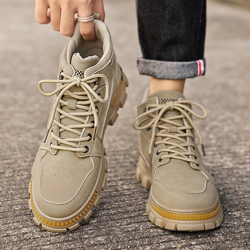 Mens Snow Boots Waterproof Winter Boots for Men Fur Lined Warm Ankle Boots