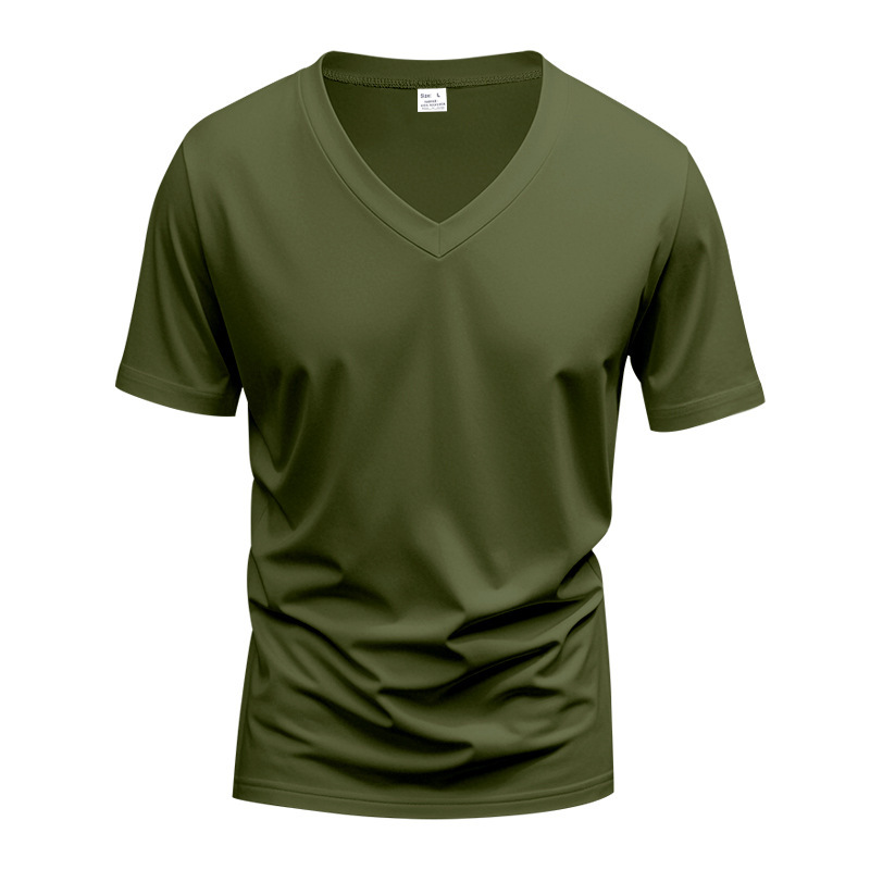 Men's Basic Cotton Short Sleeve Shirt
