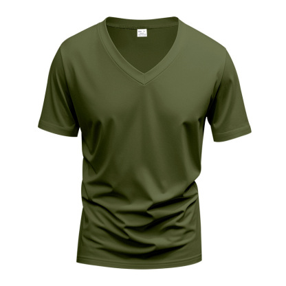 Men's Basic Cotton Short Sleeve Shirt