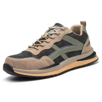 New Style Four Seasons Labor Protection Shoes Anti-Smashing Anti-Stabbing Safety Shoes Waterproof Slip-Resistant Outdoor Work Shoes