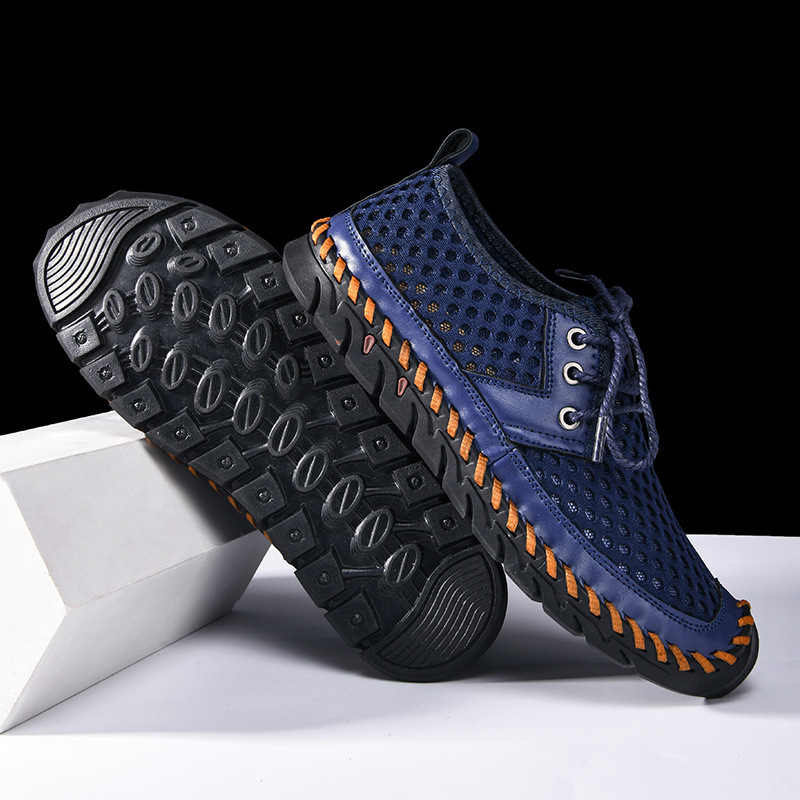 🔥Last Day Promotion 70% OFF 🎁 Men's Outdoor Non-slip Comfy Arch Support Walking Shoes, Comfy Orthopedic Sneakers