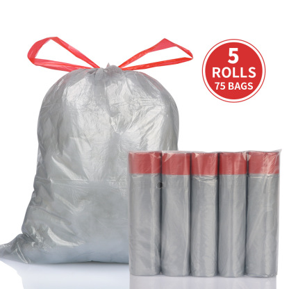 Drawstring Garbage Bag, Household Bedroom Kitchen Garbage Bag