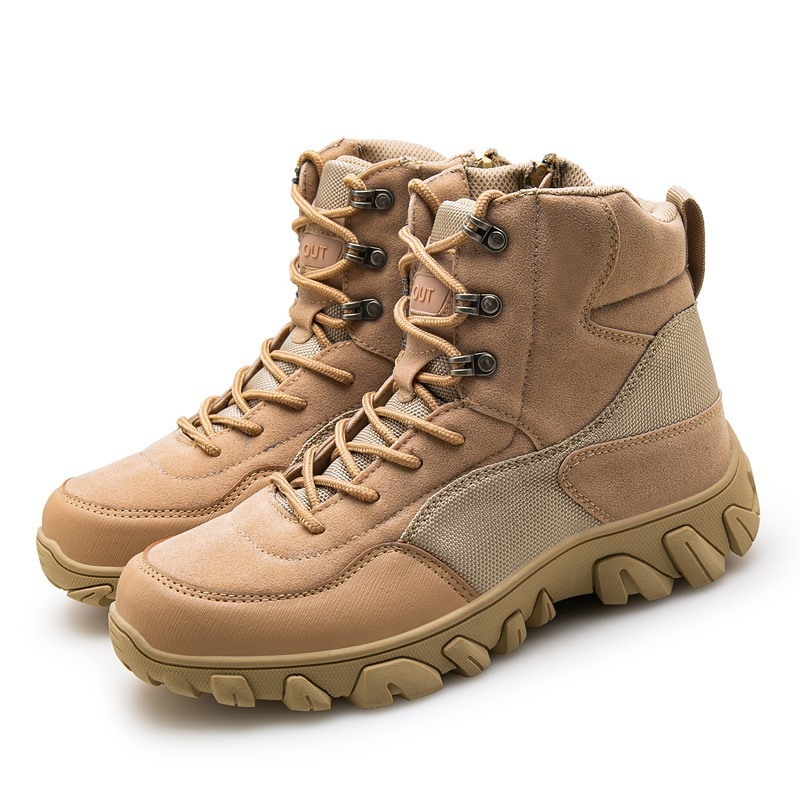 Comfortable Tactical Boots,High Performance Light Weight Duty Shoes,Lightweight Breathable Military Boots,Lace Up All Terrain Shoes,Military Work And Desert Boots
