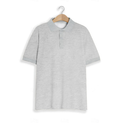 Men's stretch textured fabric top