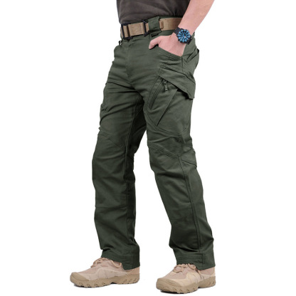Men's Cargo Pants Cargo Trousers Combat Trousers Tactical Pants Solid Color Ripstop Breathable Going out Streetwear Designer Casual Black Green