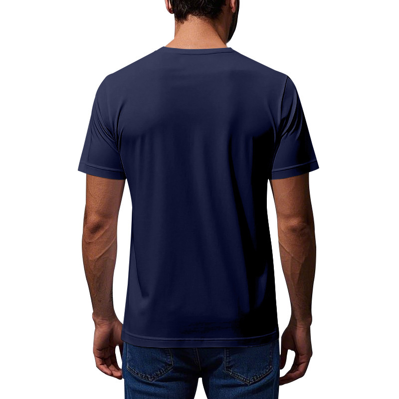 Men's cloud yarn short-sleeved T-shirt