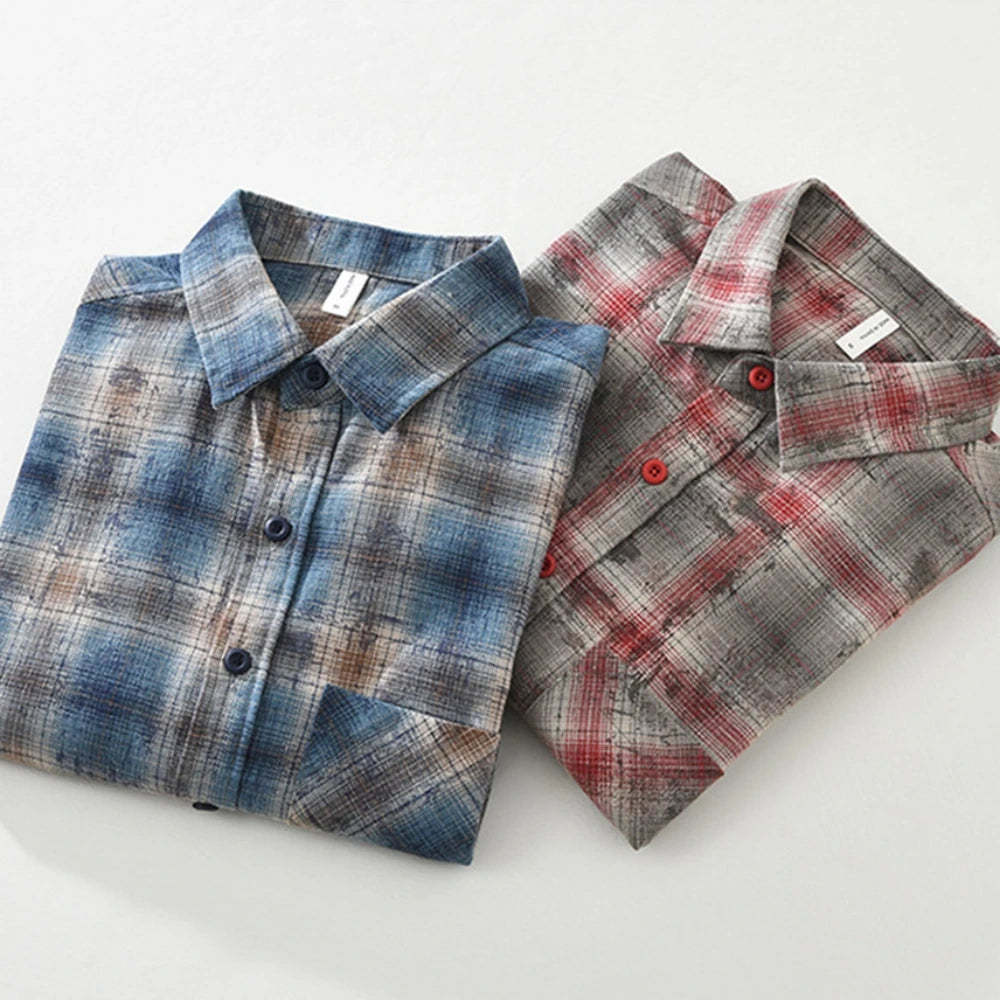 The Catenize Button-Up Flannel Shirt