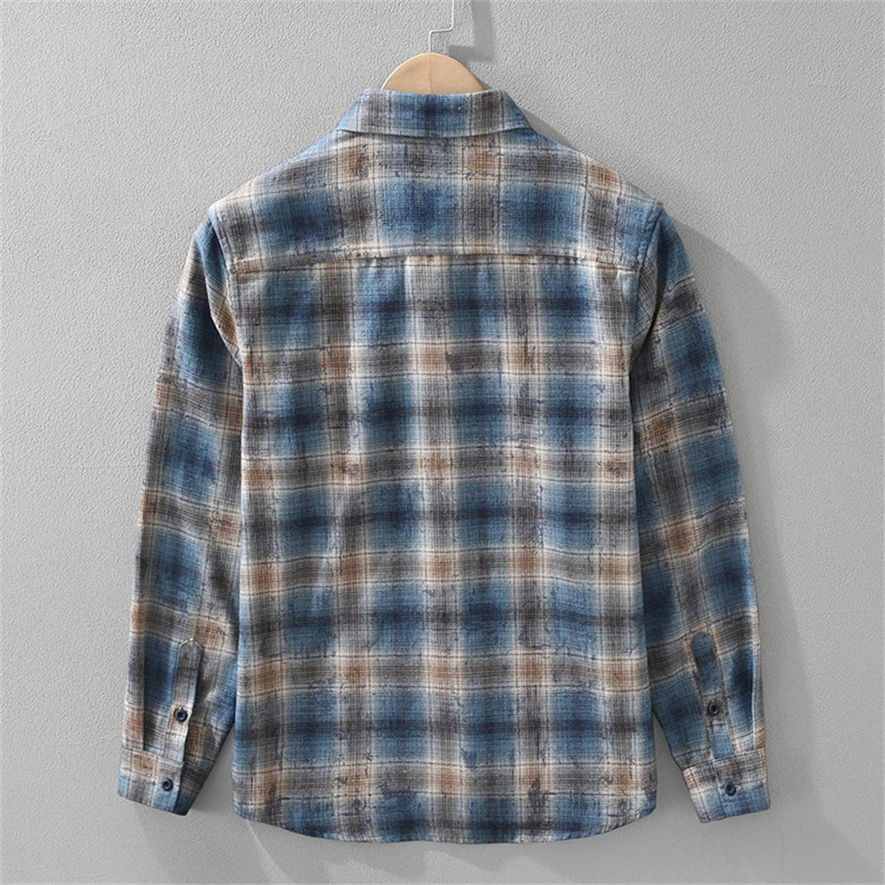 The Catenize Button-Up Flannel Shirt