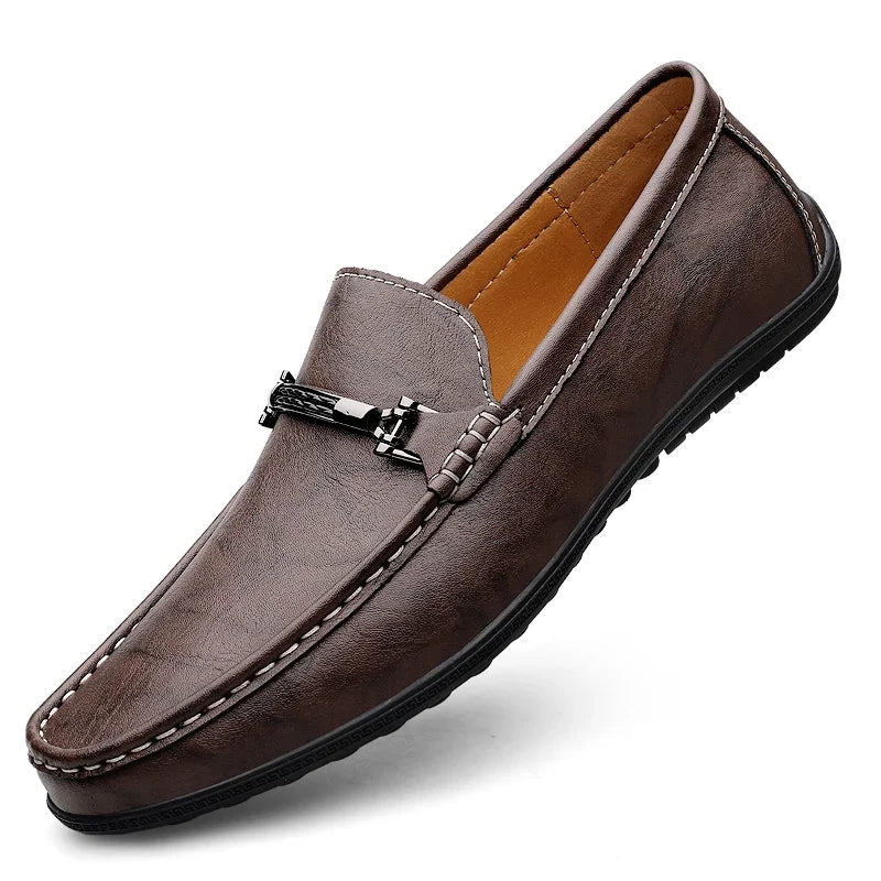 The Milo Leather Moccasins