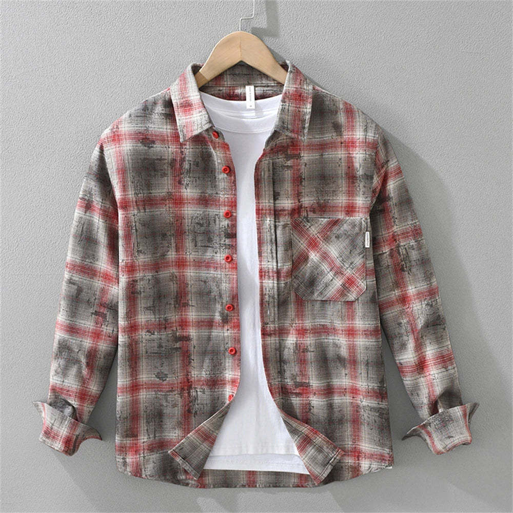 The Catenize Button-Up Flannel Shirt
