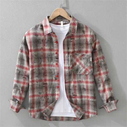 The Catenize Button-Up Flannel Shirt