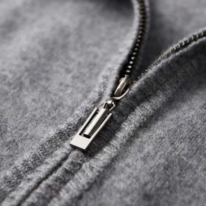 Men's Cashmere Zip Jacket