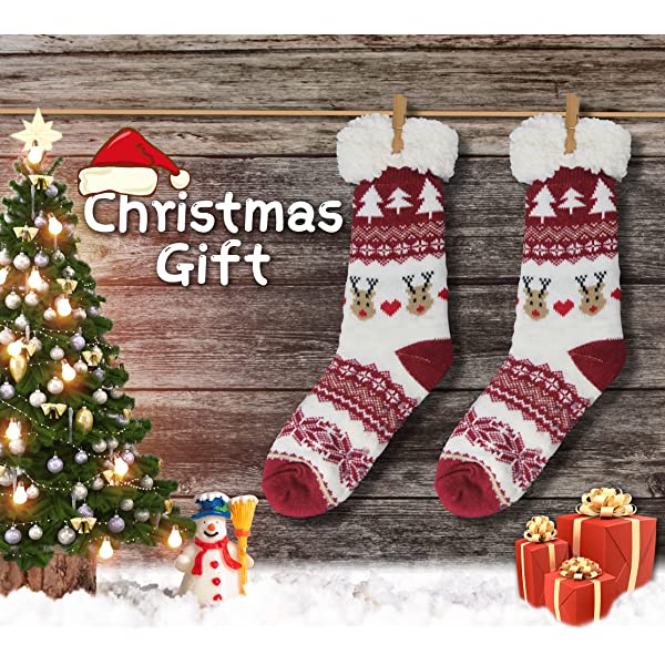 Women Winter Thick Slipper Socks