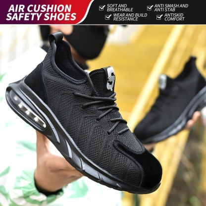 MEN’S COMFORTABLE ANTI-SMASHING AND PUNCTURE-PROOF WORK SAFETY SHOES