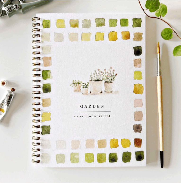 🖼️Beginner-Friendly💕 Watercolor Workbook