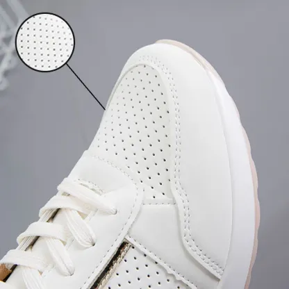Orthopedic New Women Sneakers Lace-up Wedge Sport Design