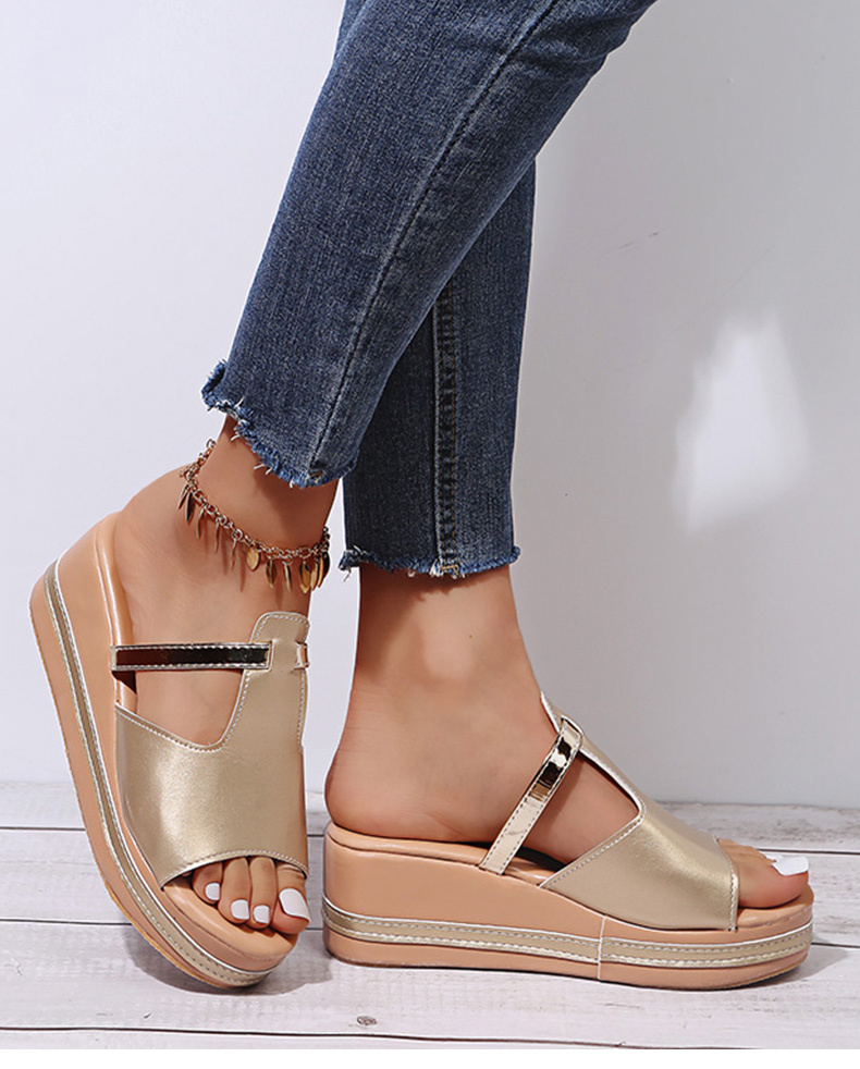 Women's Slip-on Casual Wedge Sandals