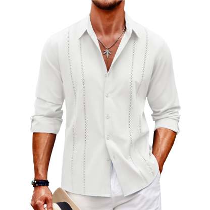 🔥New Product Launch💥Men's Beach Linen Shirt